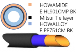 HOWAMIDE E HL901CMP BK/Tie/HOWALLOY E PP751CM BK